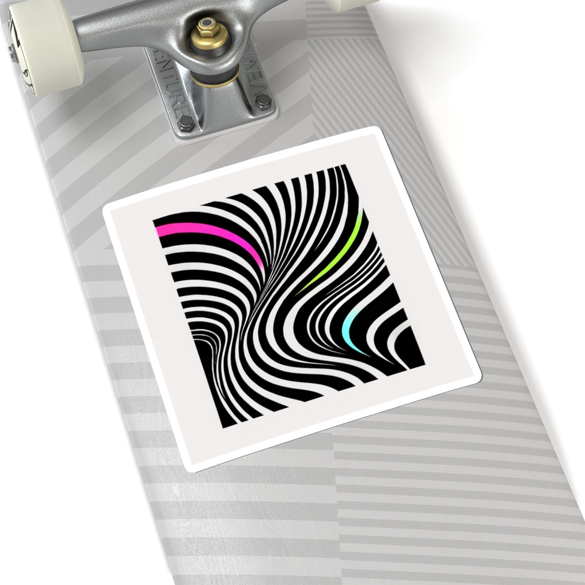 Striped Sticker Set - Neon Pop Kiss-Cut Sticker