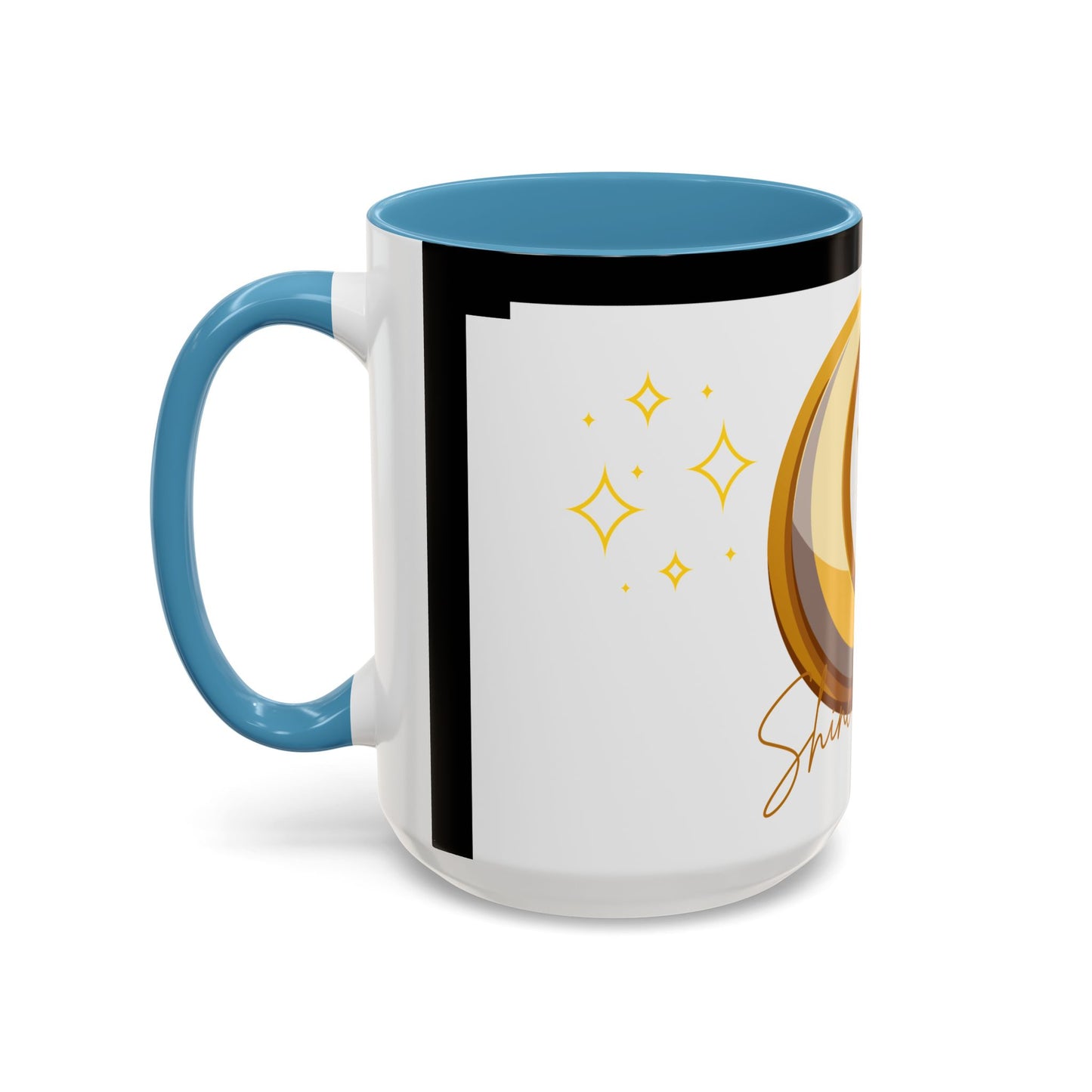 Celestial Moon & Star Coffee Mug | Shine Through Inspirational Gift