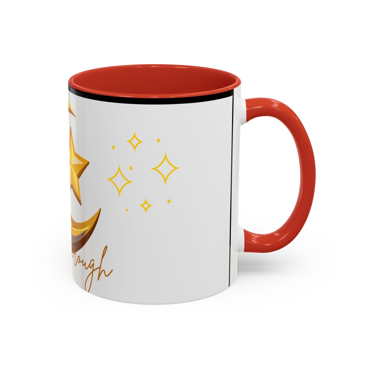 Celestial Moon & Star Coffee Mug | Shine Through Inspirational Gift