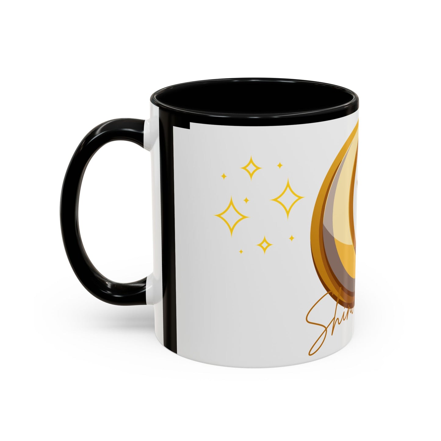 Celestial Moon & Star Coffee Mug | Shine Through Inspirational Gift