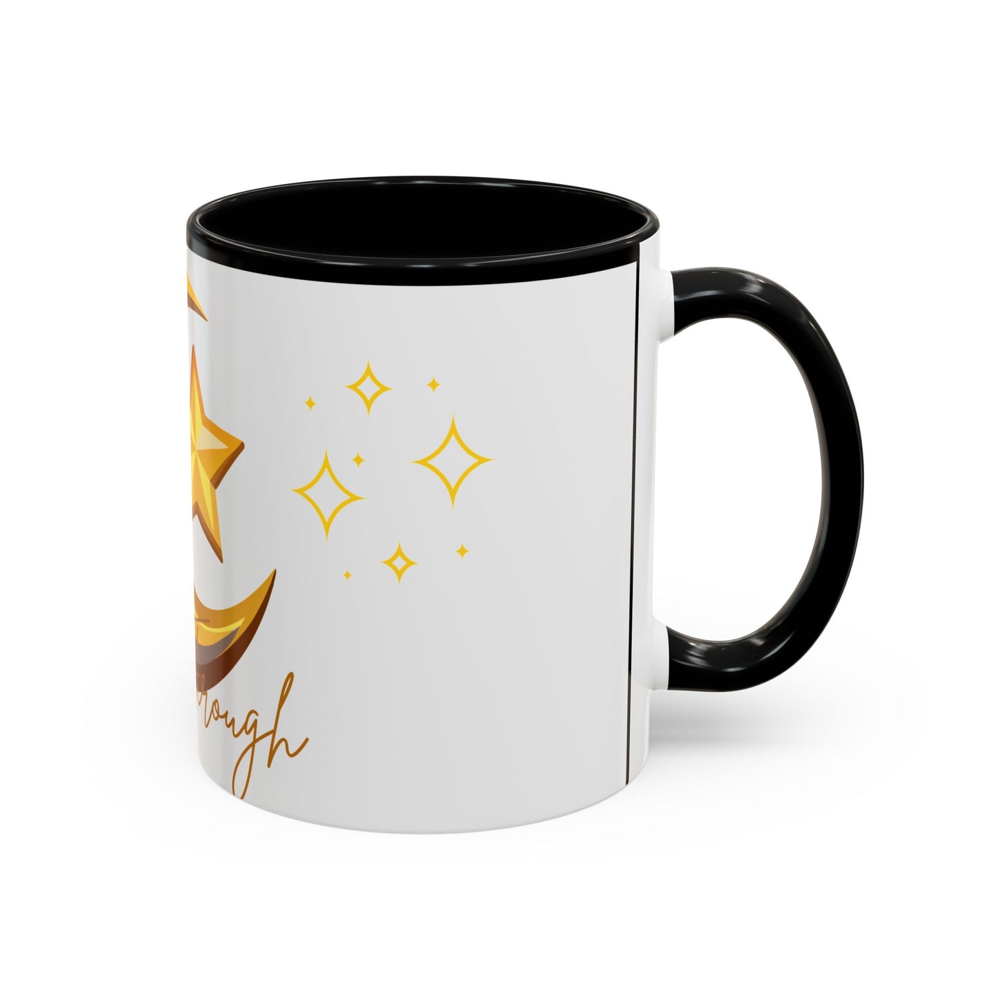 Celestial Moon & Star Coffee Mug | Shine Through Inspirational Gift