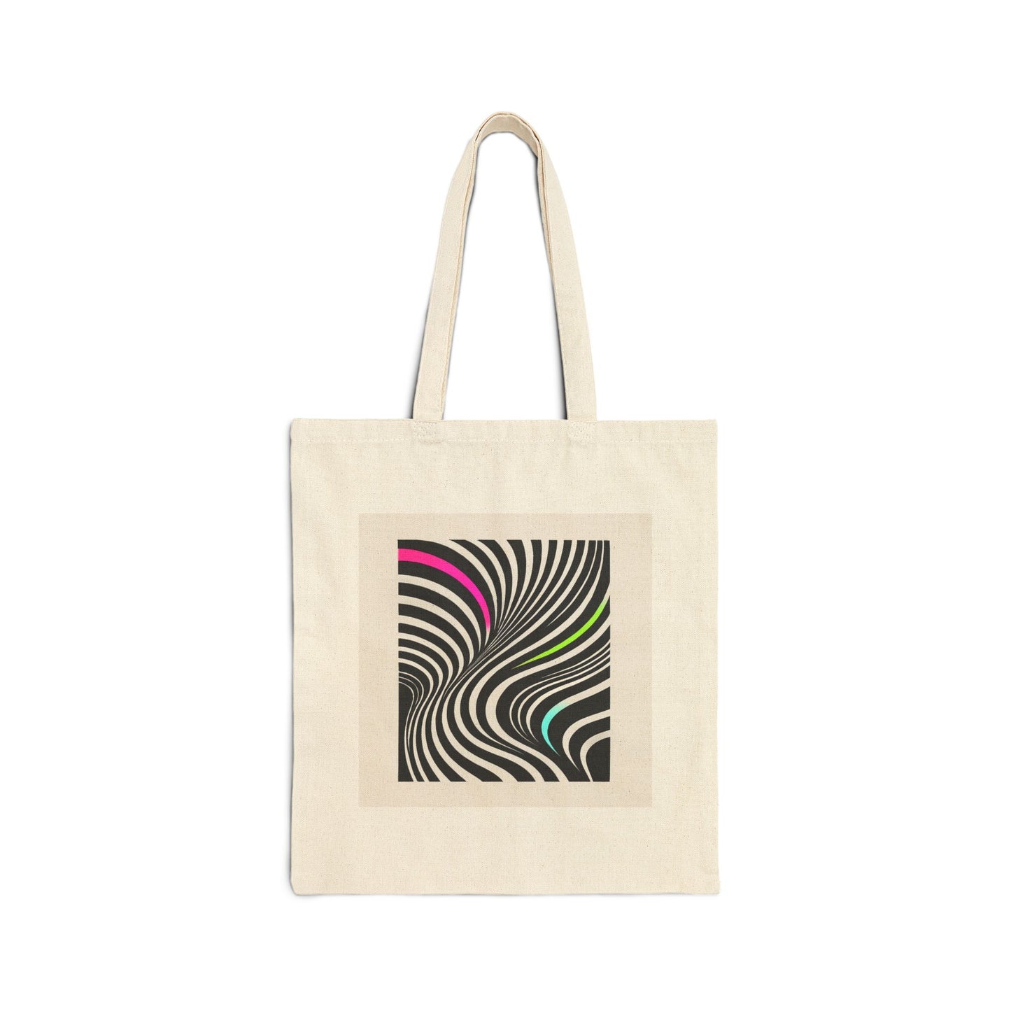 Modern Stripes Neon Pop Tote