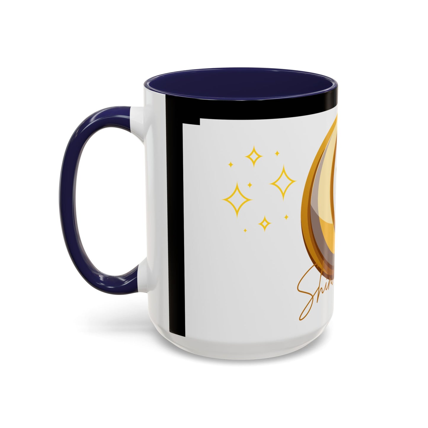 Celestial Moon & Star Coffee Mug | Shine Through Inspirational Gift