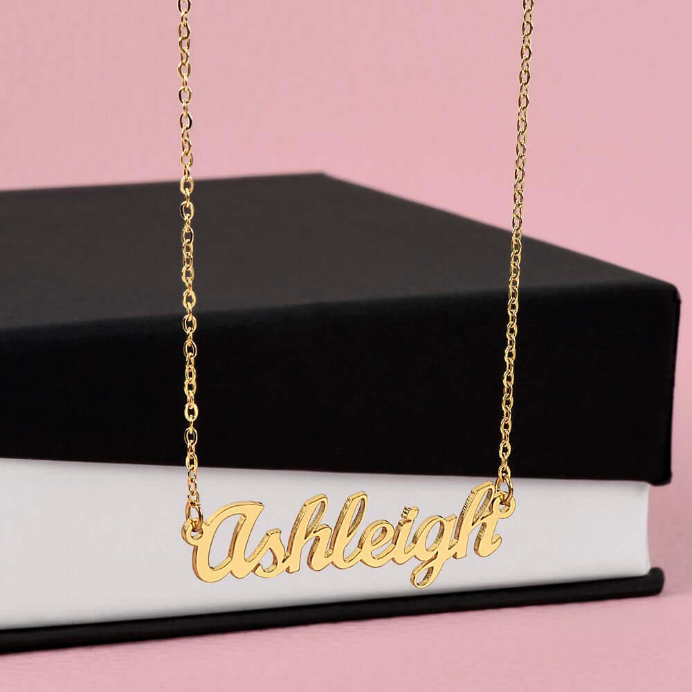 Custom Signature Name Necklace – Your Name, Your Shine