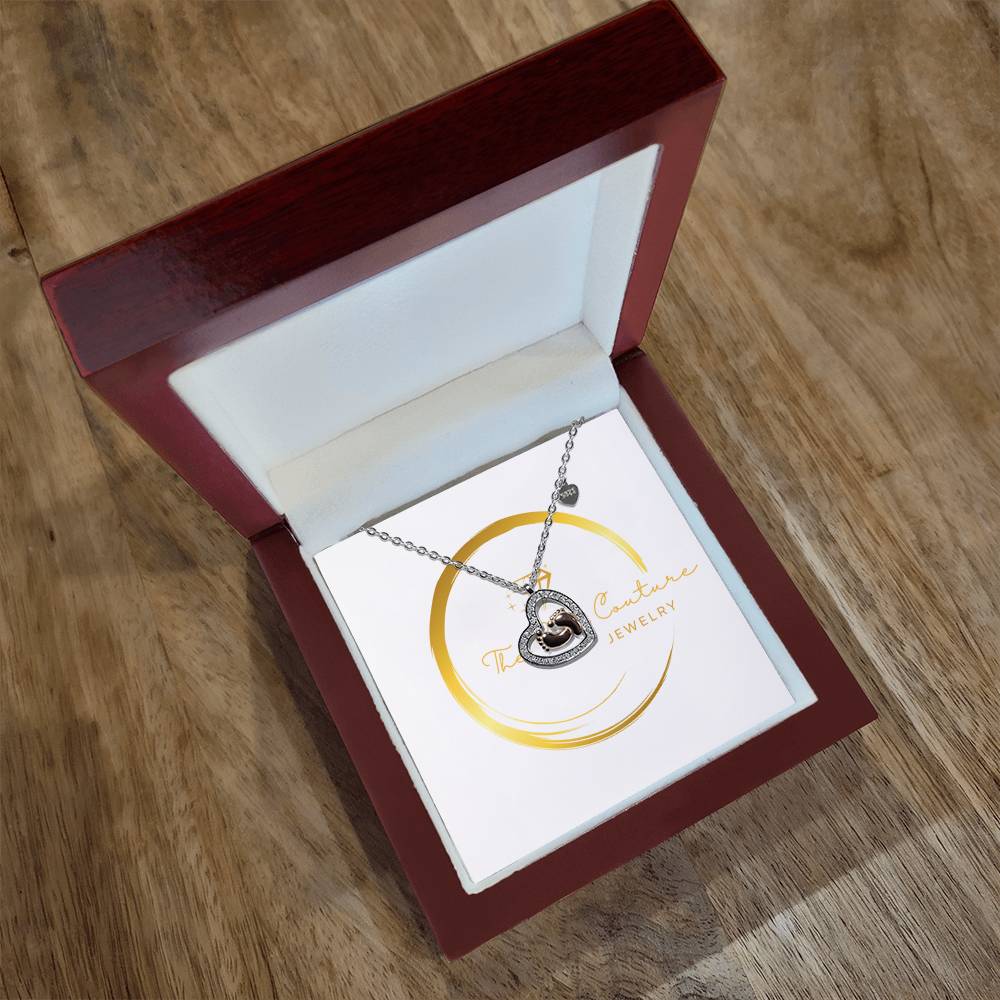 Forever My Baby – Heart & Feet Necklace