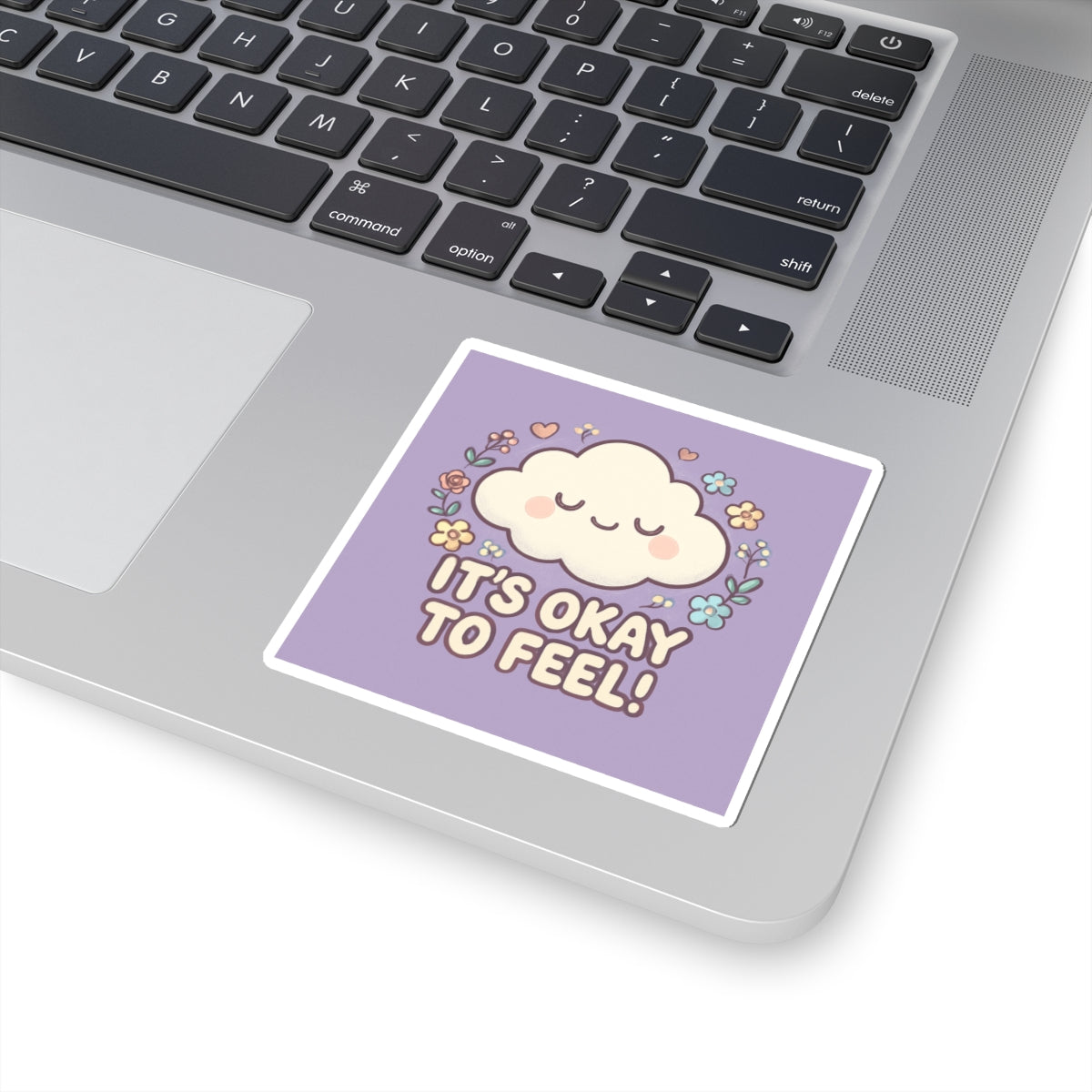 It’s Okay to Feel! Cloud & Floral Sticker