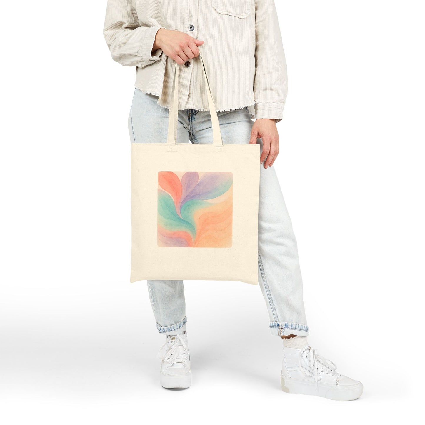 Pastel Watercolor Tote Bag