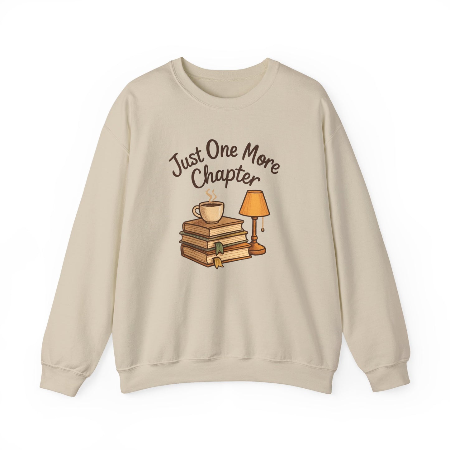 Bookworm Crewneck Sweatshirt - Just One More Chapter Design
