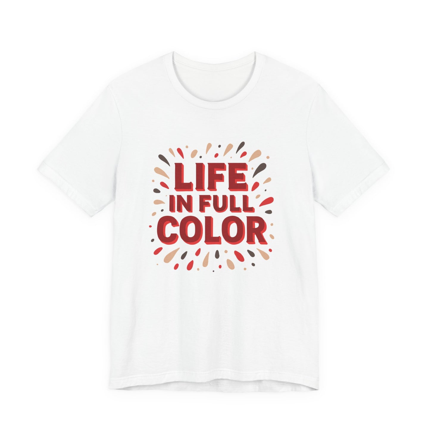Short Sleeve Tee - Bold Color Palettes 'Cherry Coded'