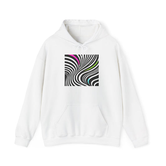 Modern Stripes Neon Pop Hoodie