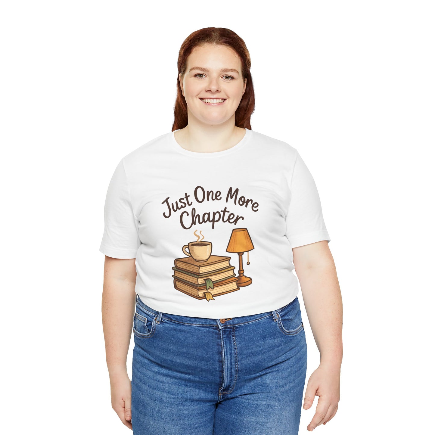 Book Lover Unisex Tee - Just One More Chapter Design