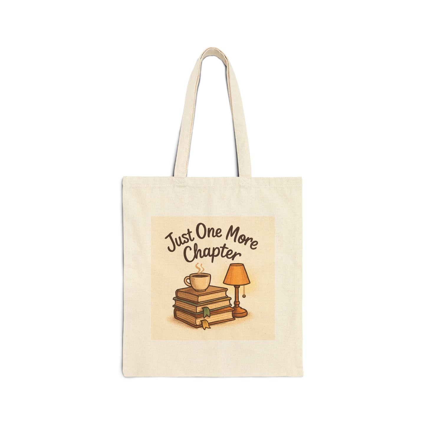 Just One More Chapter Tote Bag – 100% Cotton Canvas
