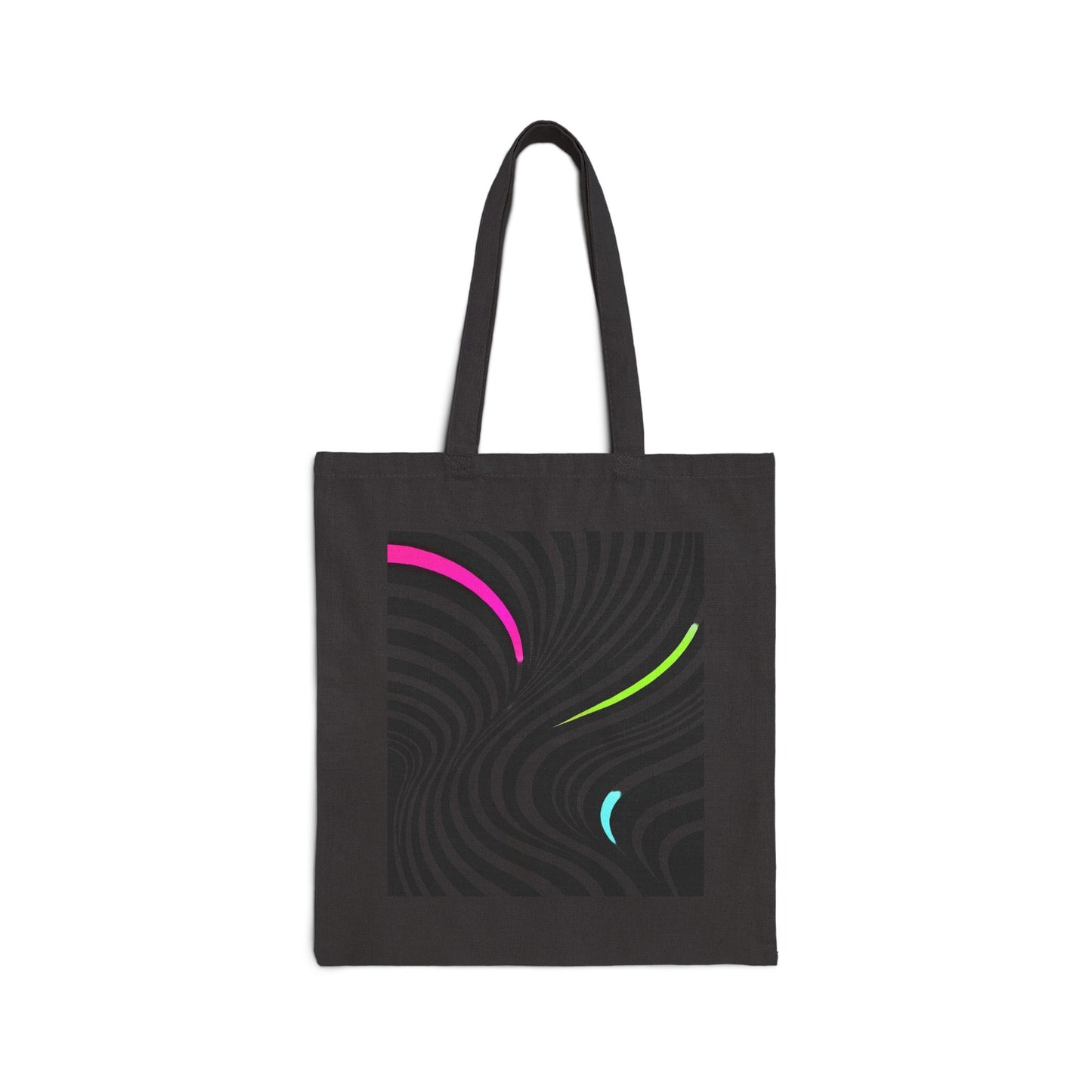 Neon Stripes Tote Bag