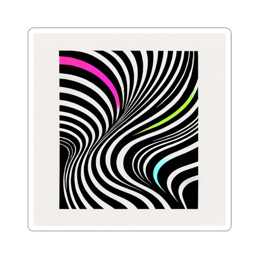 Striped Sticker Set - Neon Pop Kiss-Cut Sticker