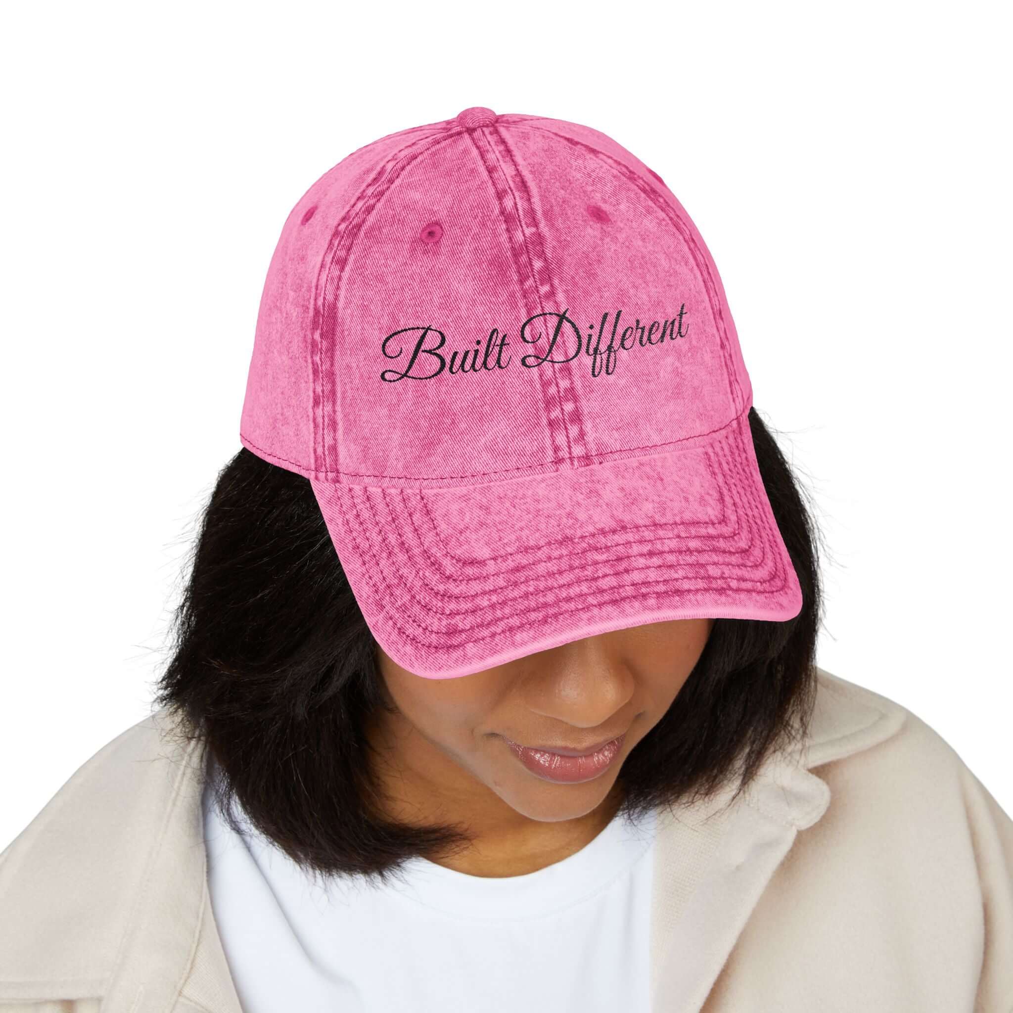 Custom Name Vintage Cap – Classic Cotton Twill Style
