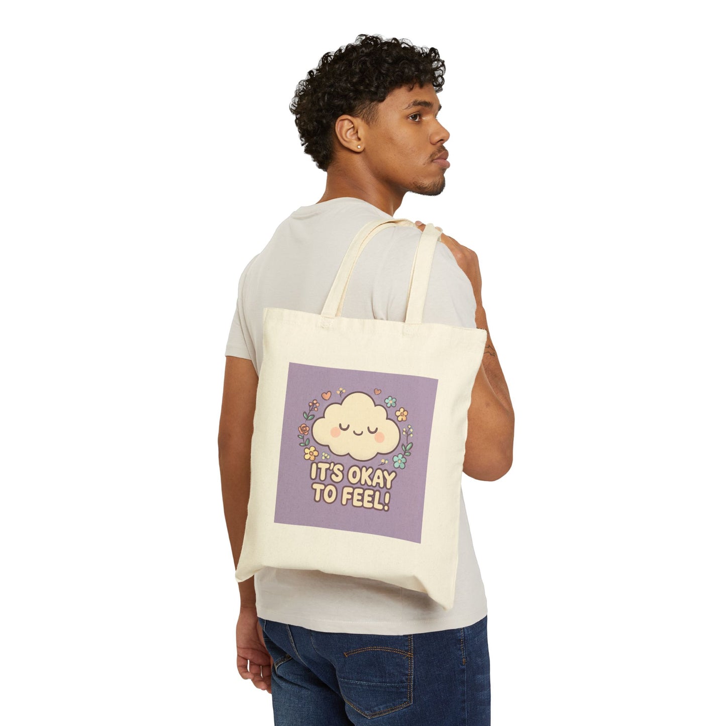 It’s Okay to Feel! Cloud & Floral Sticker