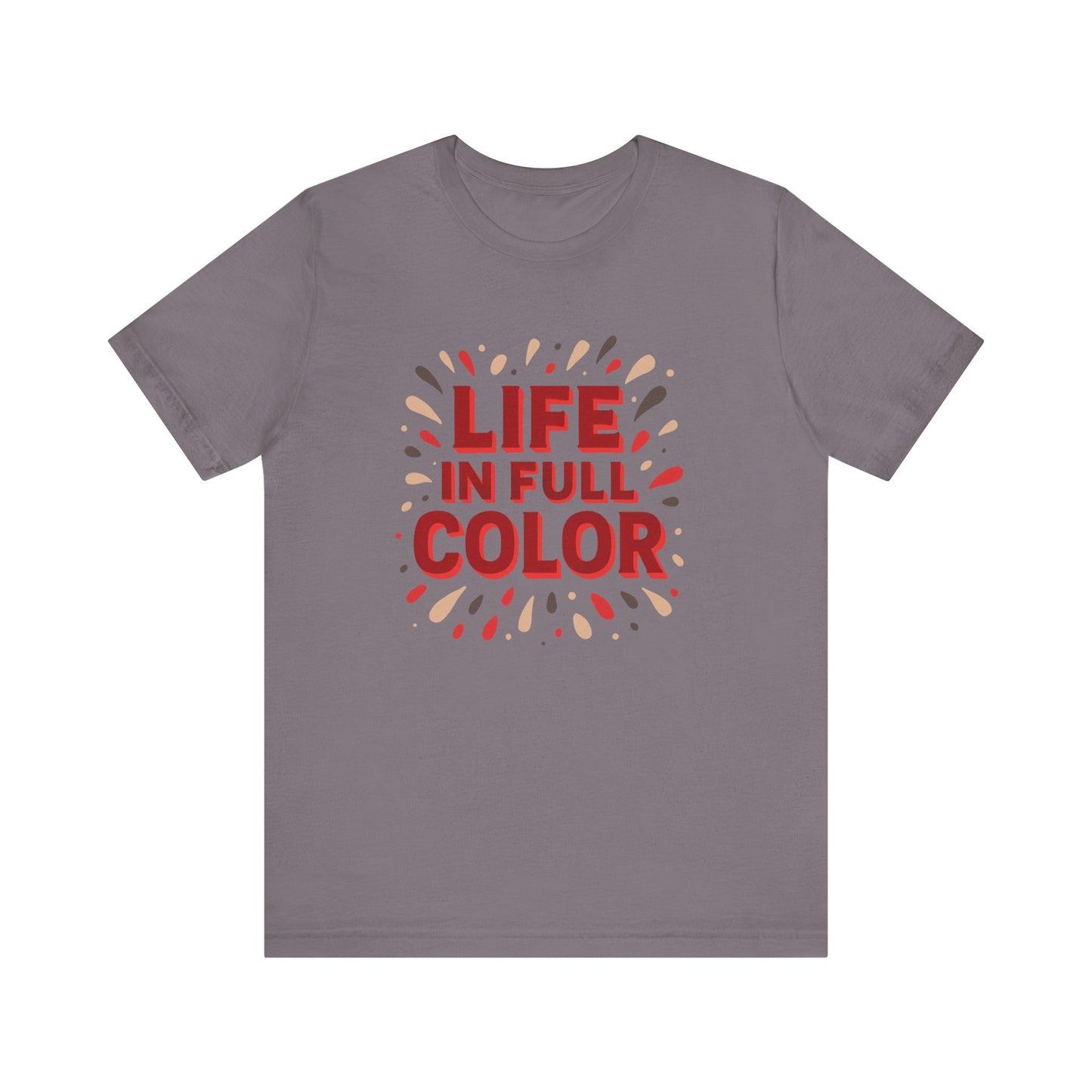 Short Sleeve Tee - Bold Color Palettes 'Cherry Coded'