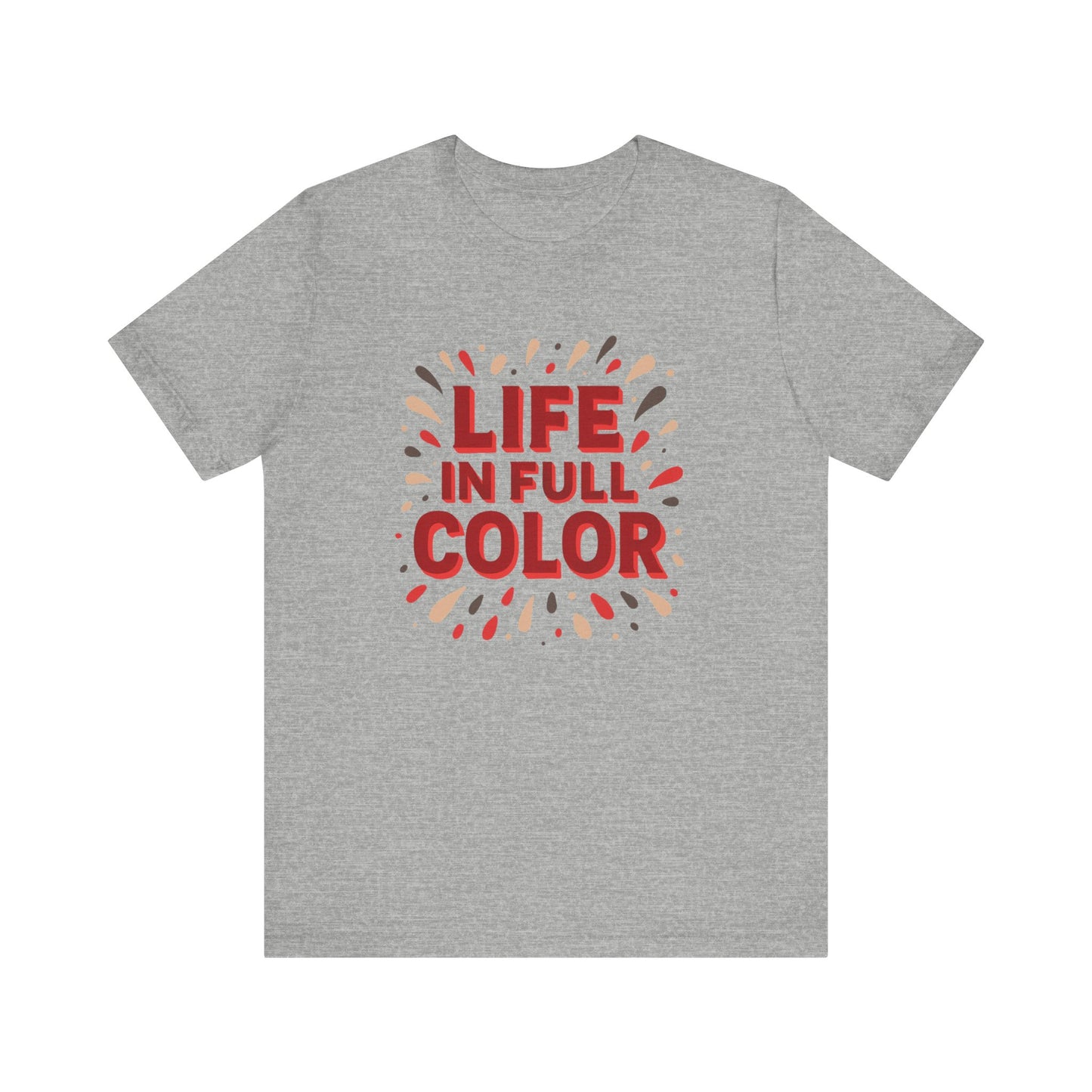 Short Sleeve Tee - Bold Color Palettes 'Cherry Coded'