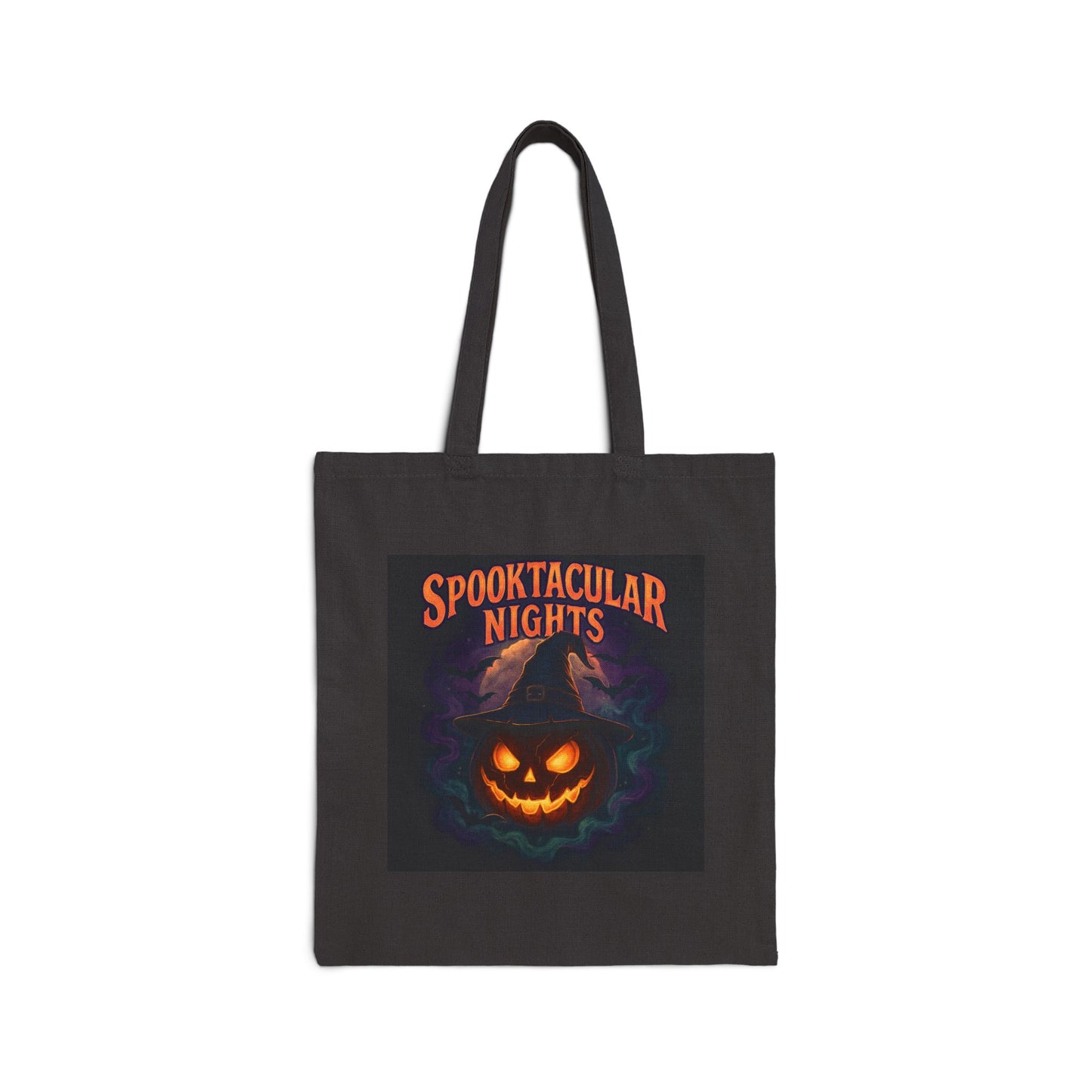 Spooktacular Nights Halloween Tote Bag | Durable 100% Cotton Canvas
