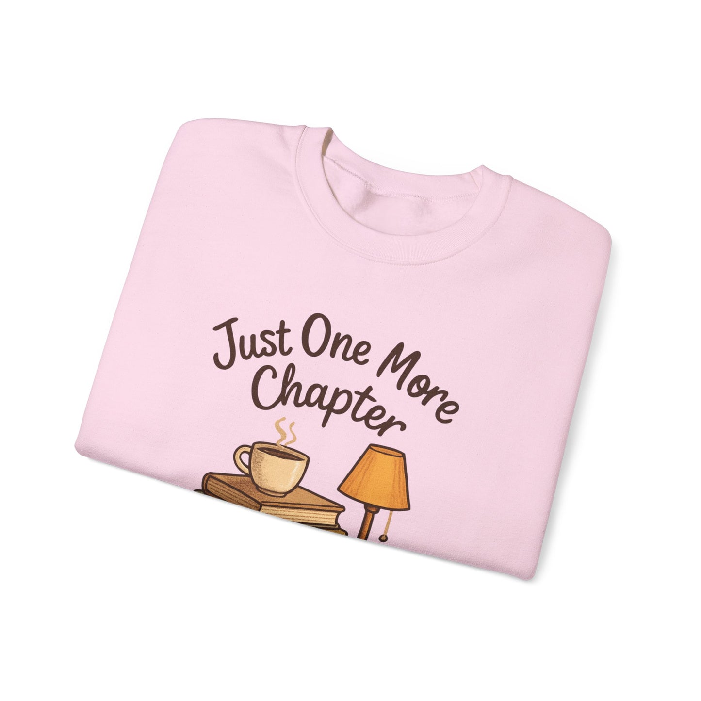 Bookworm Crewneck Sweatshirt - Just One More Chapter Design