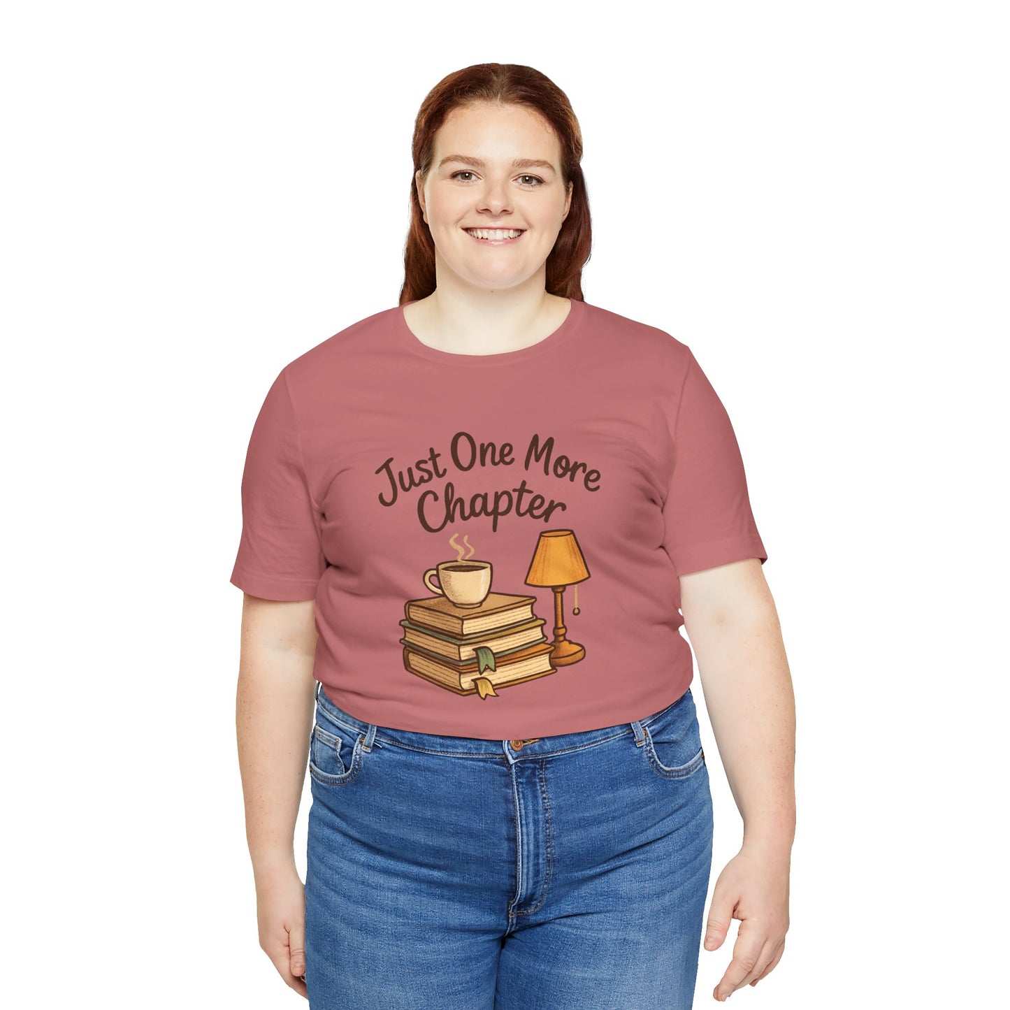 Book Lover Unisex Tee - Just One More Chapter Design