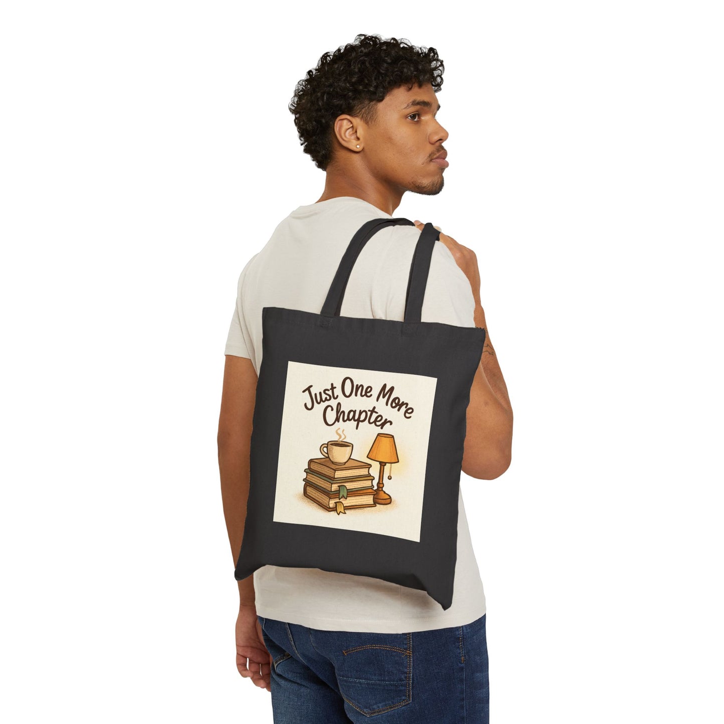 Just One More Chapter Tote Bag – 100% Cotton Canvas