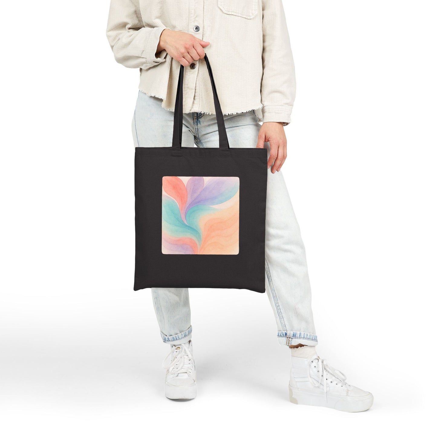 Pastel Watercolor Tote Bag