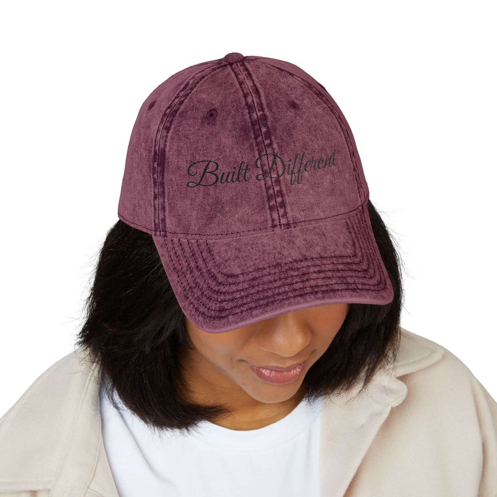 Custom Name Vintage Cap – Classic Cotton Twill Style