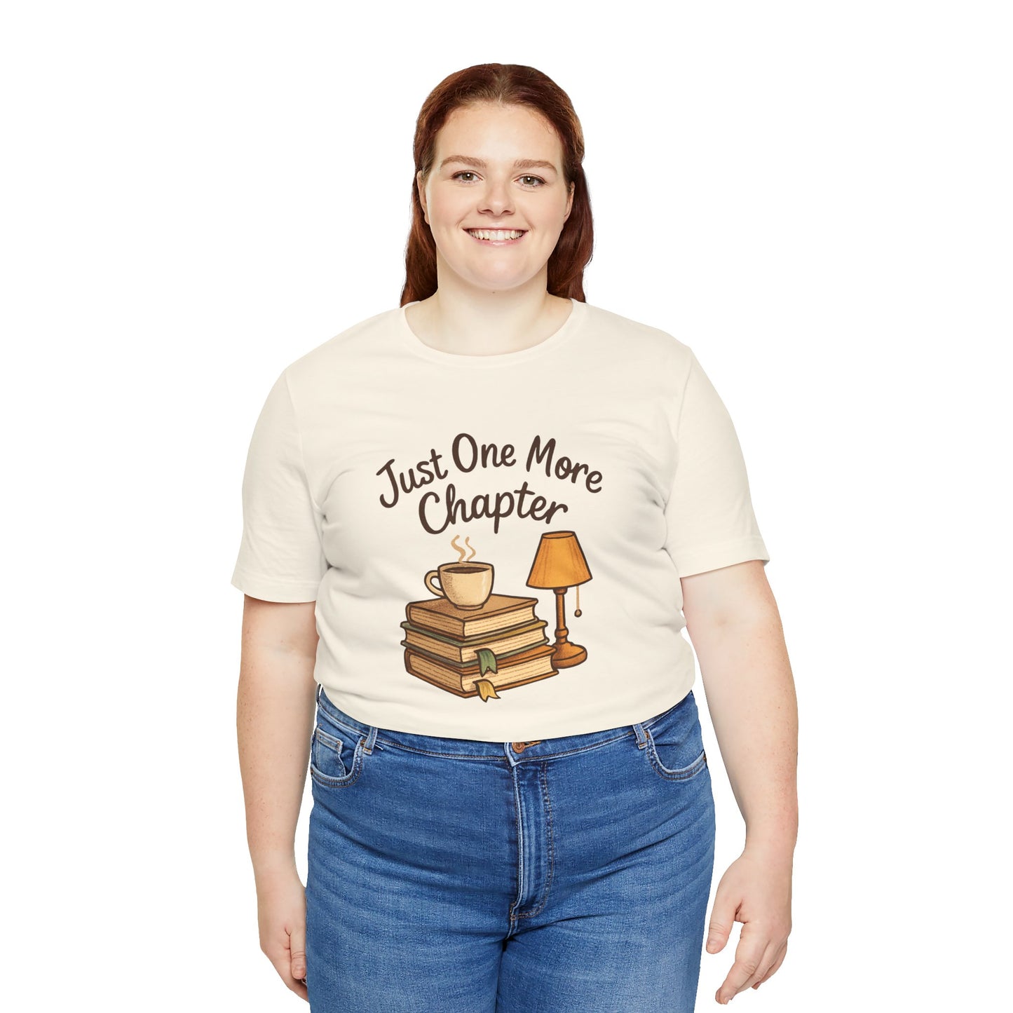 Book Lover Unisex Tee - Just One More Chapter Design