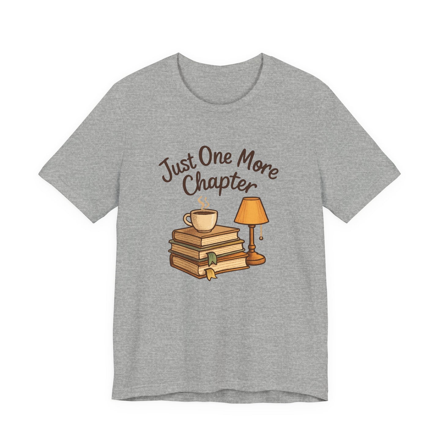 Book Lover Unisex Tee - Just One More Chapter Design
