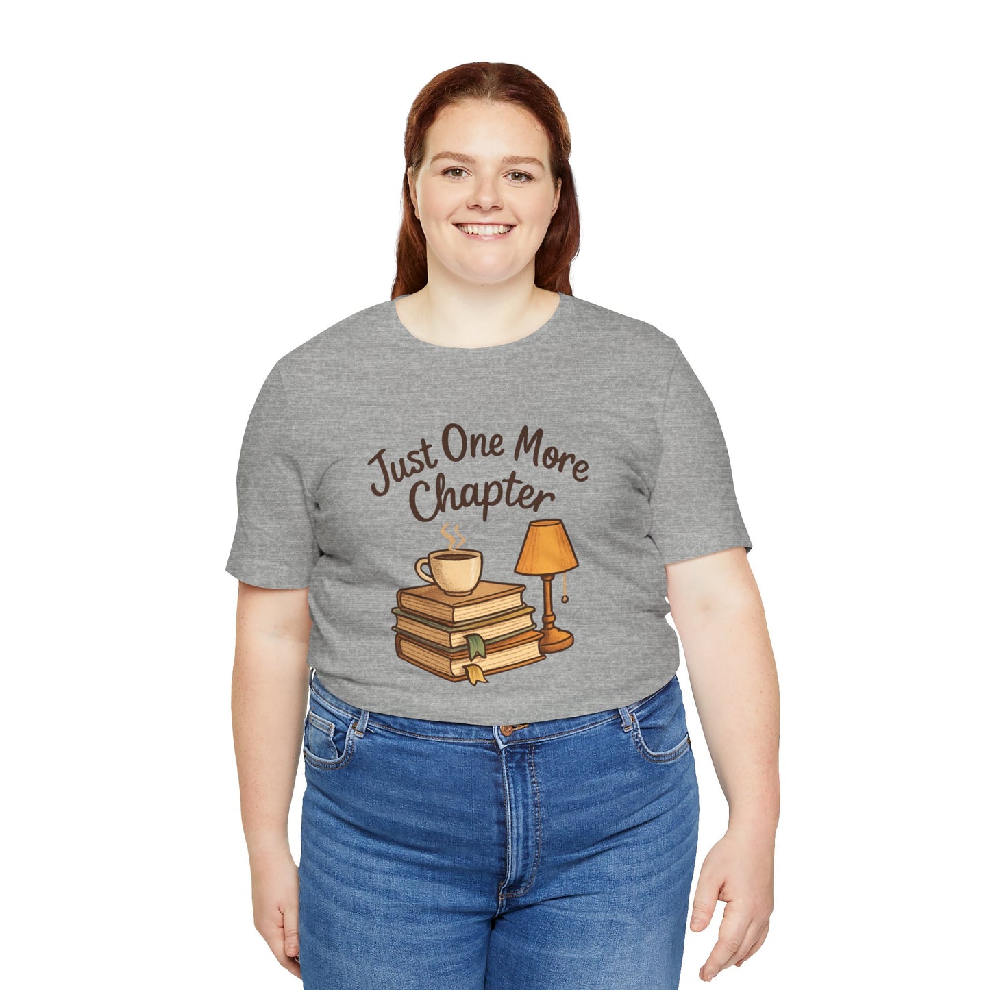 Book Lover Unisex Tee - Just One More Chapter Design