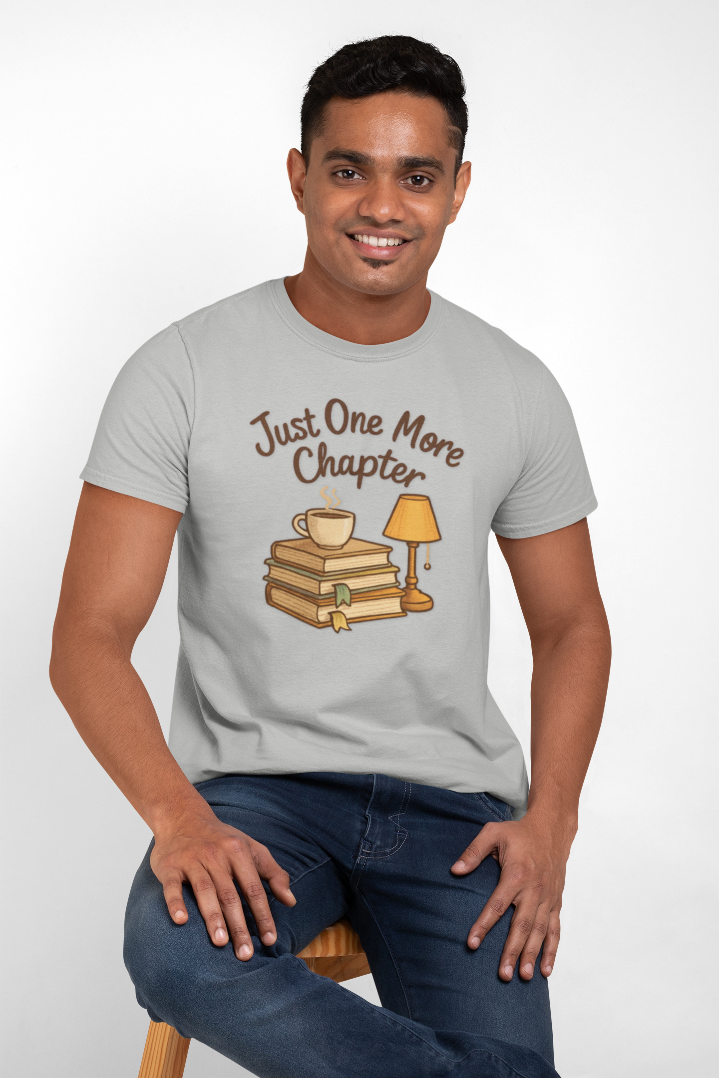 Book Lover Unisex Tee - Just One More Chapter Design
