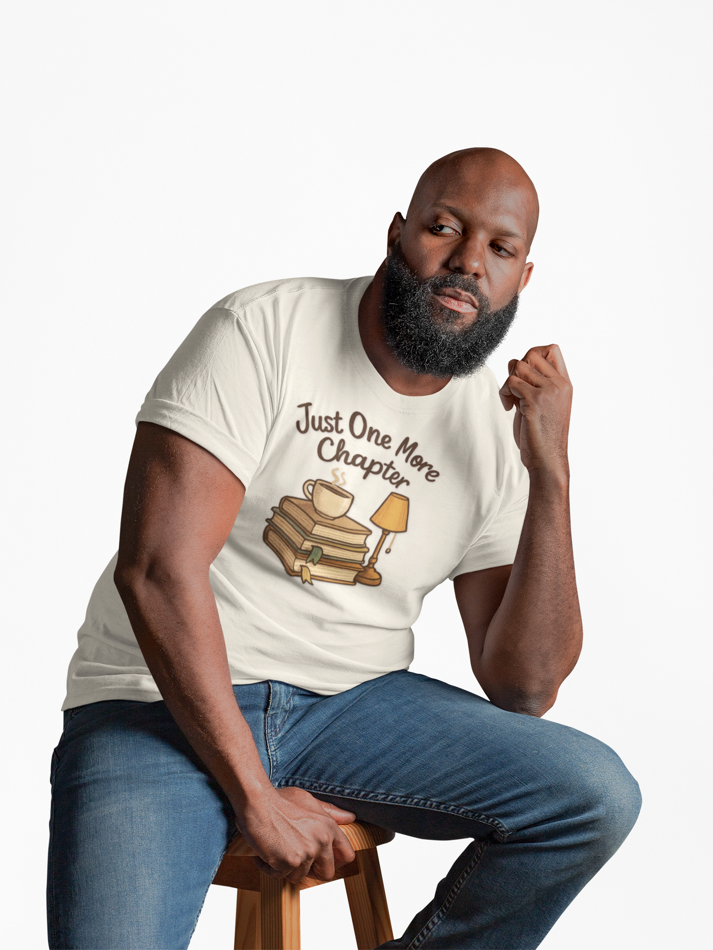 Book Lover Unisex Tee - Just One More Chapter Design