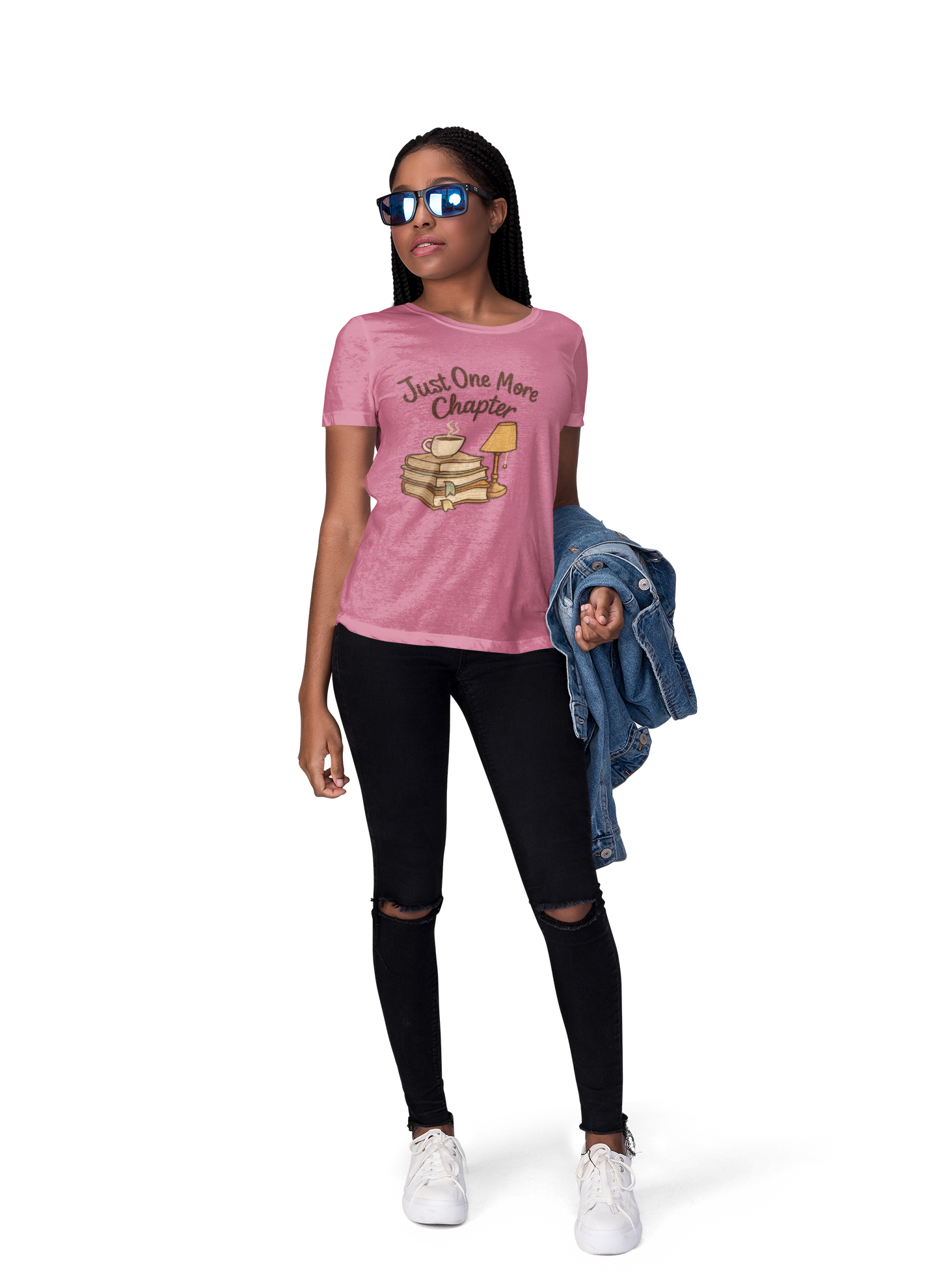 Book Lover Unisex Tee - Just One More Chapter Design