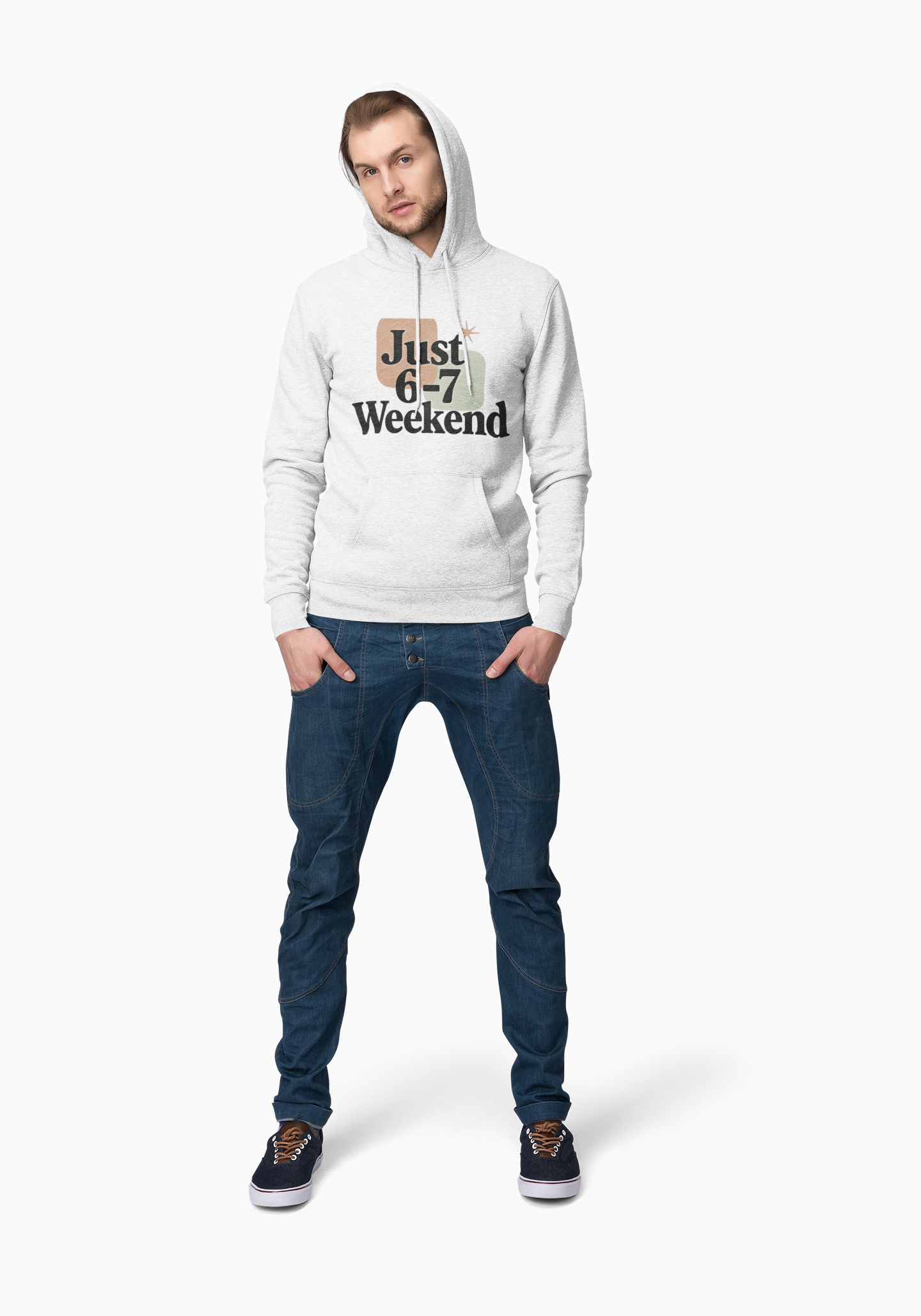 Weekend Vibes Heavy Blend Hooded Sweatshirt - Unisex Casual Comfort and Durability