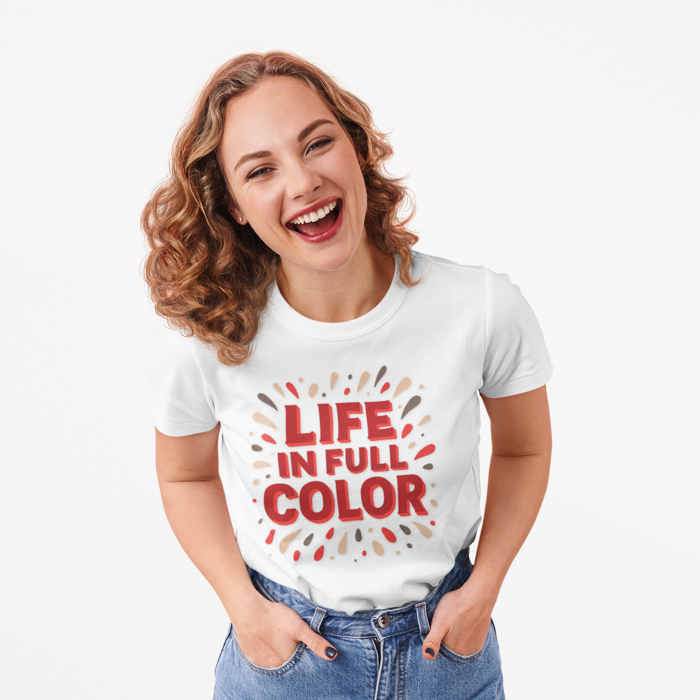 Short Sleeve Tee - Bold Color Palettes 'Cherry Coded'