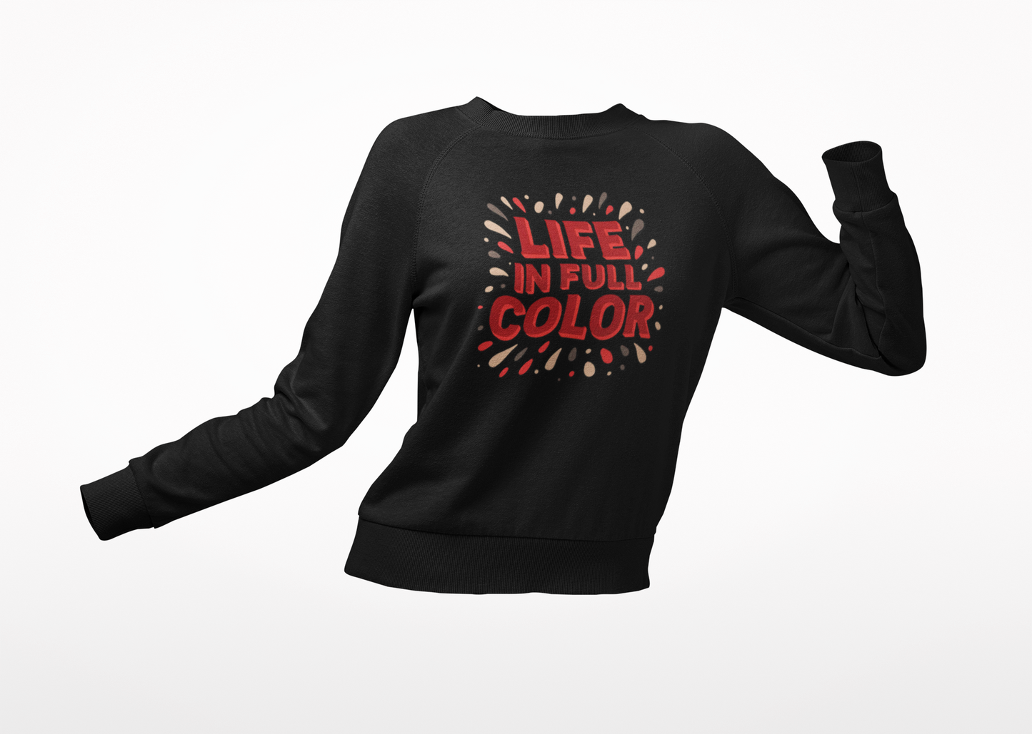 Vibrant Crewneck Sweatshirt for Bold Style Statements - Unique Cherry Coded Palette