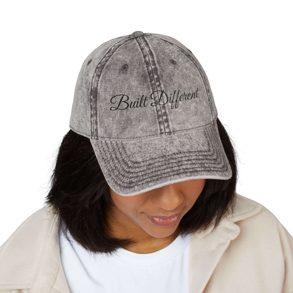 Custom Name Vintage Cap – Classic Cotton Twill Style