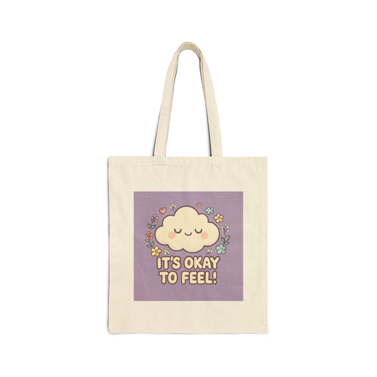 It’s Okay to Feel! Cloud & Floral Sticker