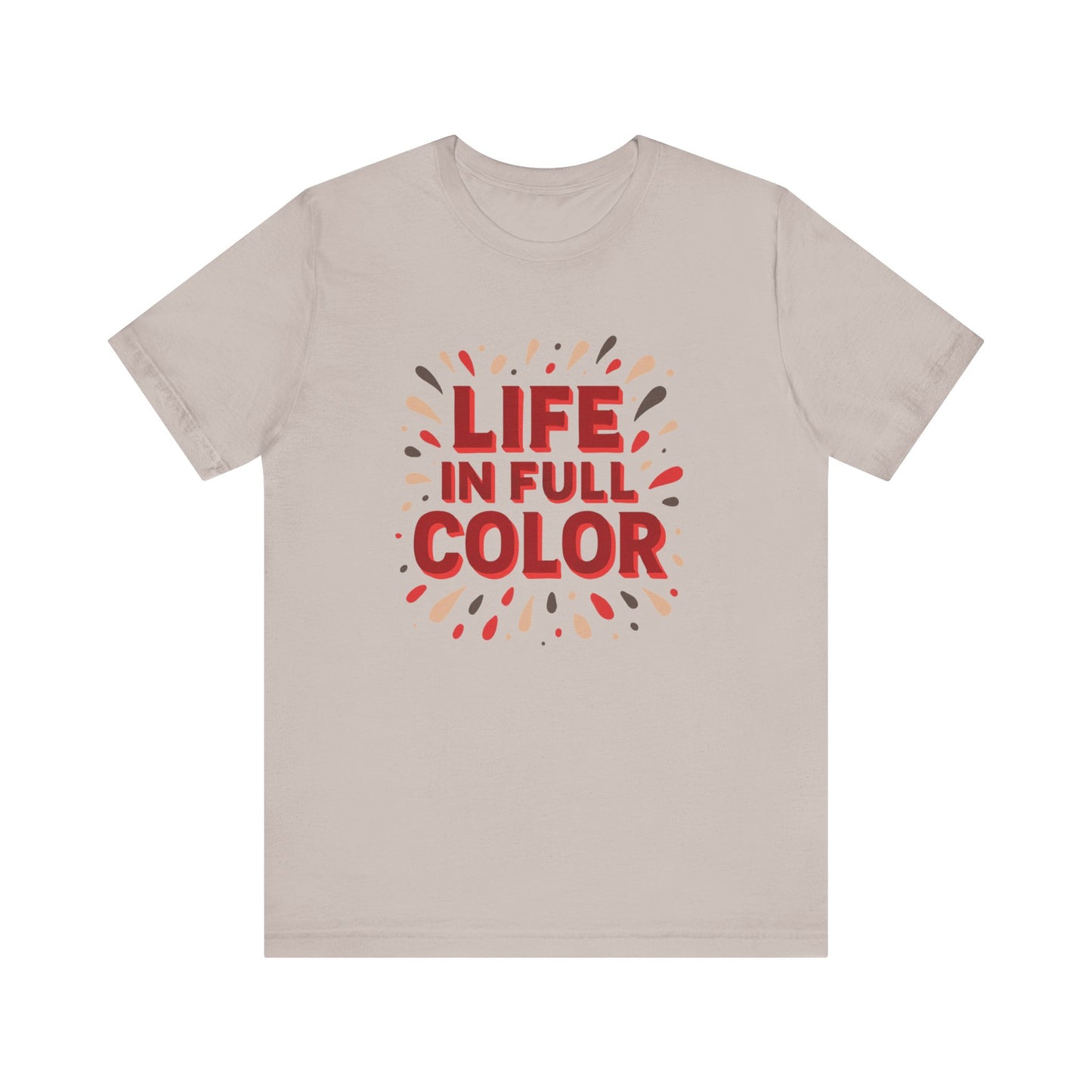 Short Sleeve Tee - Bold Color Palettes 'Cherry Coded'