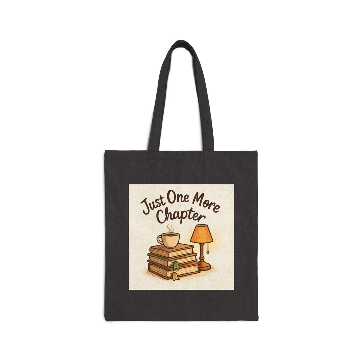 Just One More Chapter Tote Bag – 100% Cotton Canvas