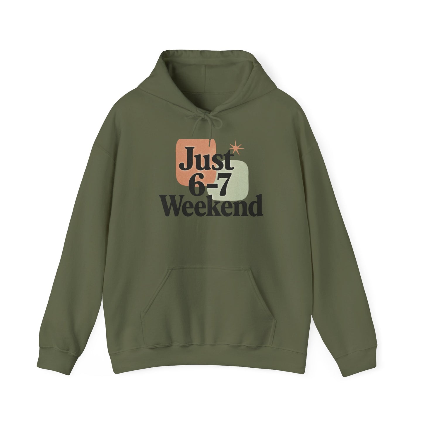 Weekend Vibes Heavy Blend Hooded Sweatshirt - Unisex Casual Comfort and Durability