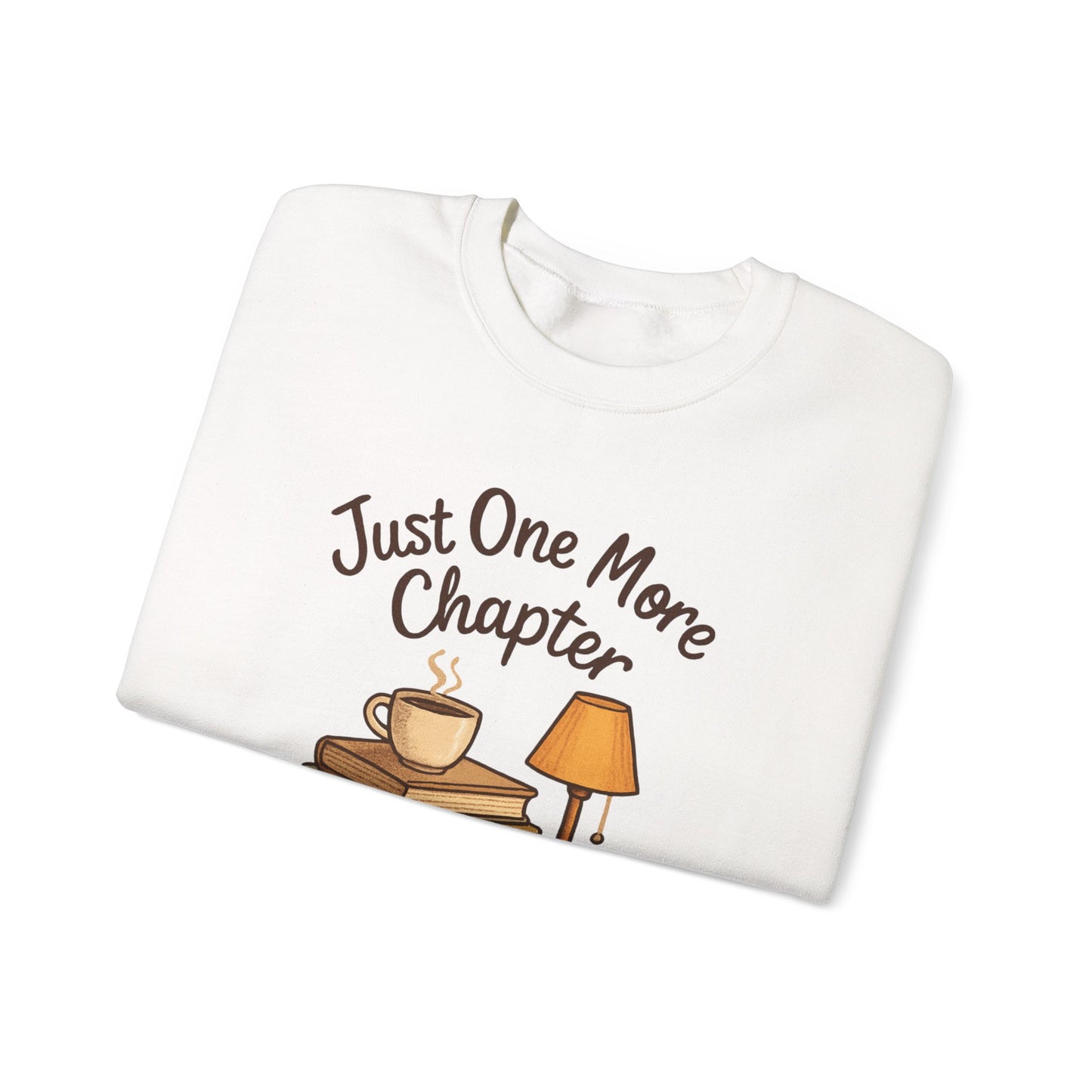 Bookworm Crewneck Sweatshirt - Just One More Chapter Design