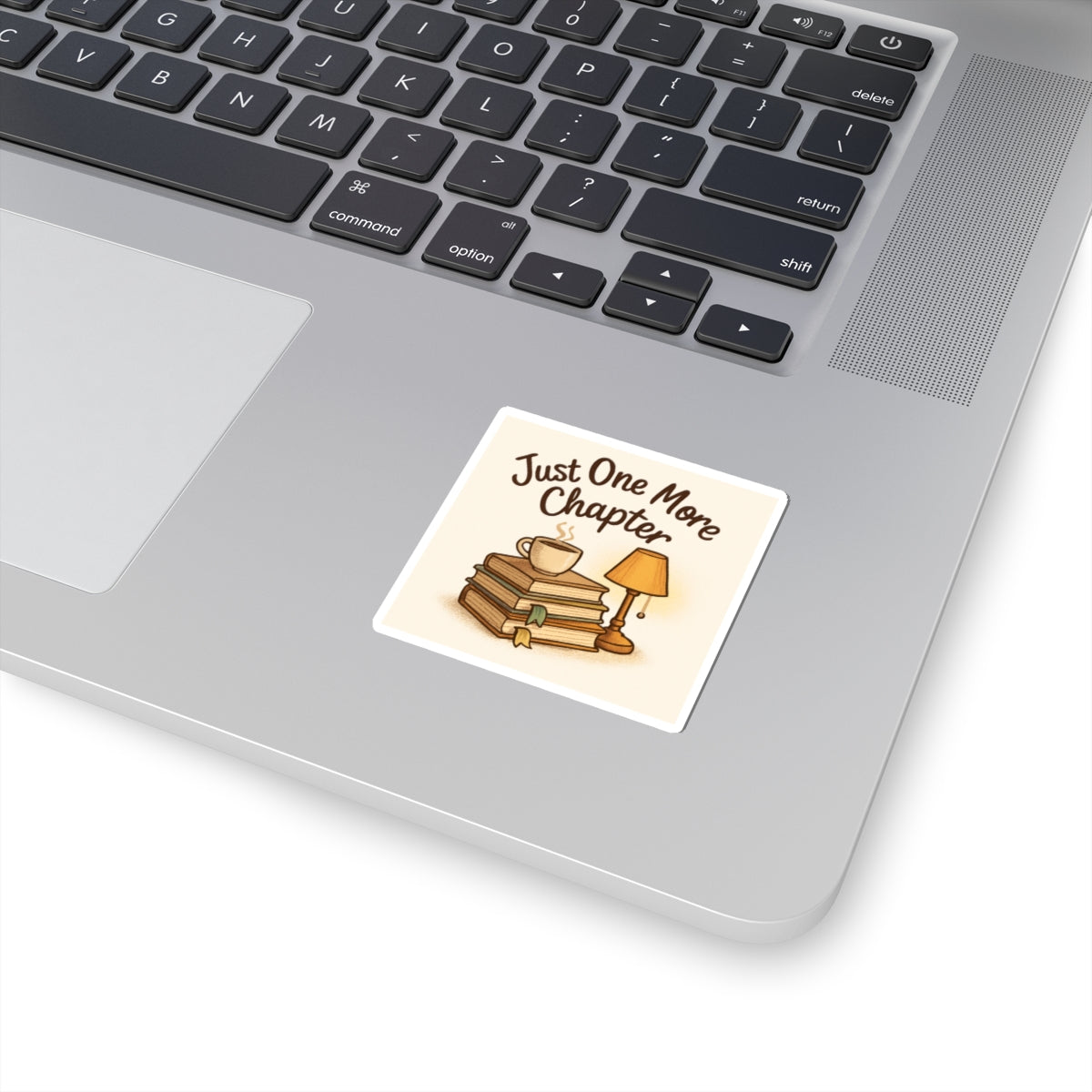 Just One More Chapter Kiss-Cut Sticker – Book Lover Design