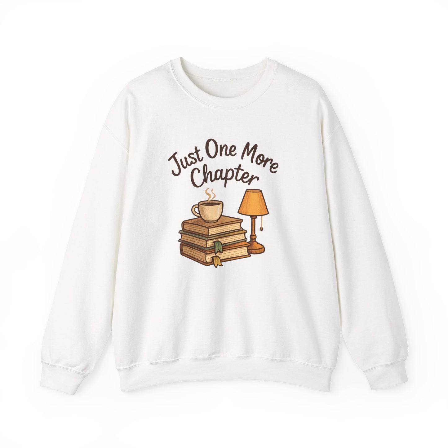 Bookworm Crewneck Sweatshirt - Just One More Chapter Design