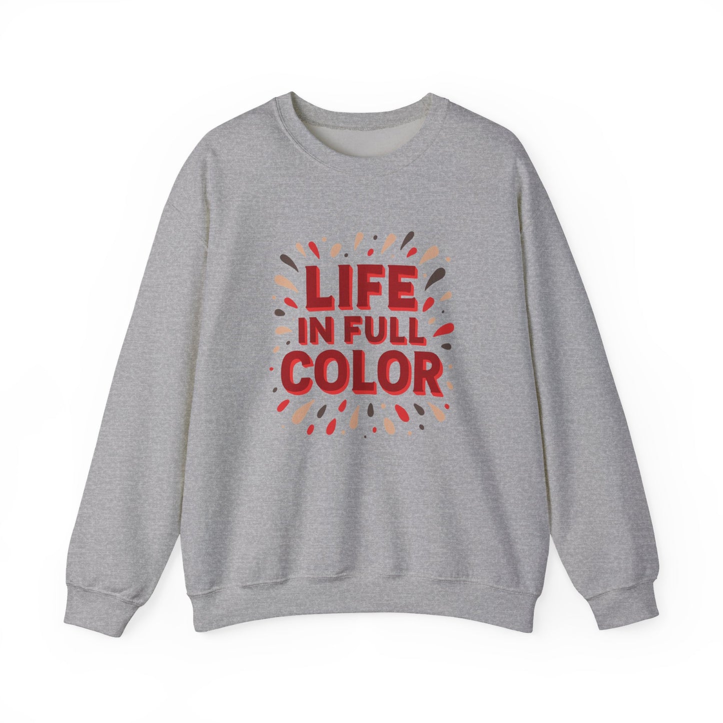 Vibrant Crewneck Sweatshirt for Bold Style Statements - Unique Cherry Coded Palette