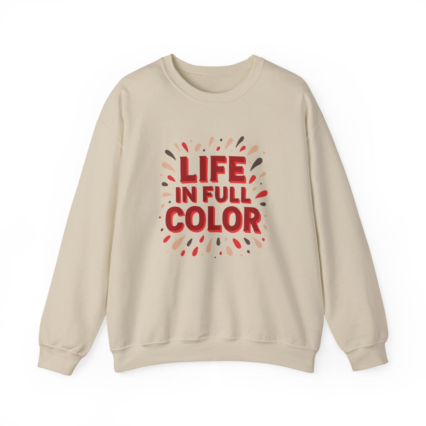 Vibrant Crewneck Sweatshirt for Bold Style Statements - Unique Cherry Coded Palette