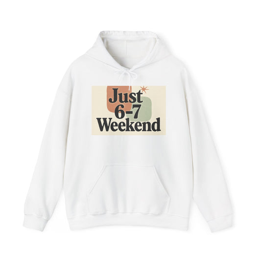 Weekend Vibes Hoodie – Cozy Unisex Heavy Blend Sweatshirt
