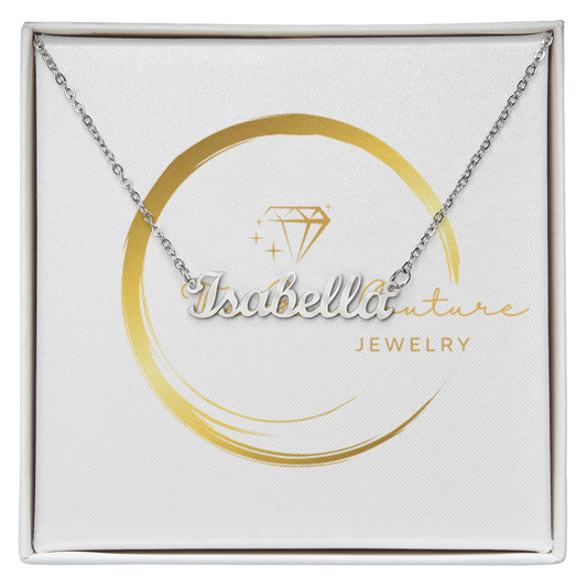 Custom Signature Name Necklace – Your Name, Your Shine