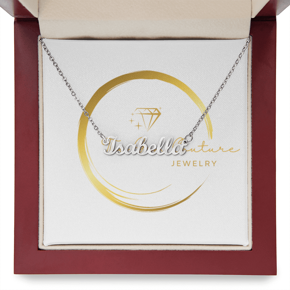 Custom Script Necklace - Your Name in Elegant Cursive